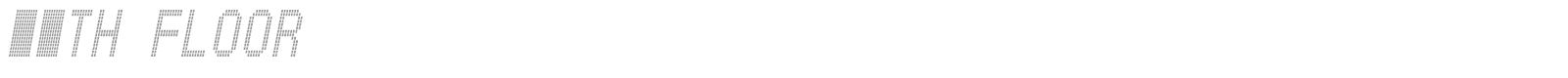 11th floor font preview
